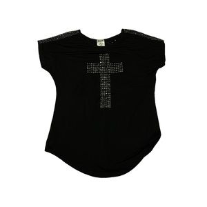 Alt Grunge Bedazzled Vocal Tee - size large